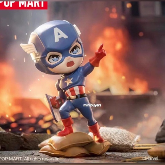 POPMART ∘ opened Avengers box ∘ Captain America - Picture 2 of 8